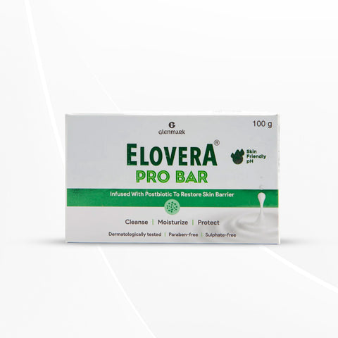 Elovera Plus Bar Moisturising Soap for Dry Skin I Enriched with Olive I Aloe Vera & Coconut Oil, 75gm