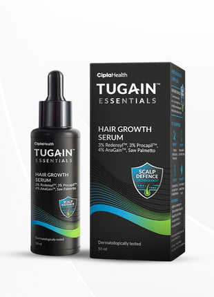 Tugain Essentials Hair Growth Serum by Cipla With 3% Redensyl, 4% Anagain, 3% Procapil, 50 ml