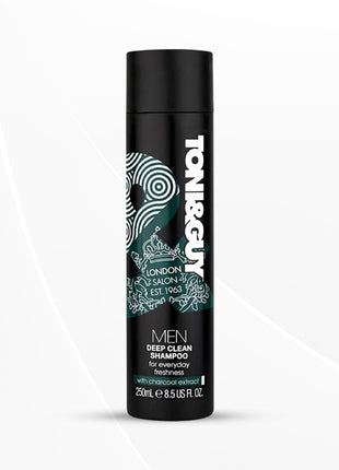 Toni&Guy Men Deep Clean Shampoo with Activated Charcoal Extract, 250ml