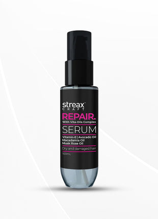 Streax Craft Repair Hair Serum, Hair serum for women, Musk Rose Oil, 100 ml