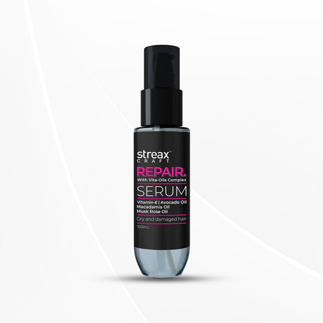 Streax Craft Repair Hair Serum, Hair serum for women, Musk Rose Oil, 100 ml