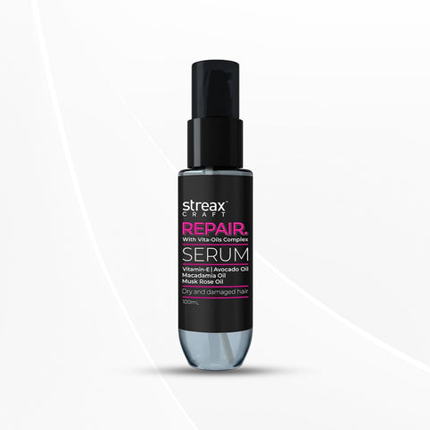Streax Craft Repair Hair Serum, 100 ml I Hair serum for women, Musk Rose Oil