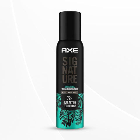 AXE Signature Mysterious No Gas Deodorant Bodyspray For Men 154 Ml, Tropical Green