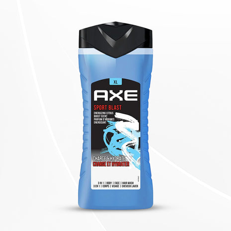 Axe Sports Blast 3 In 1 Body, Face & Hair Wash for Men, 400ml