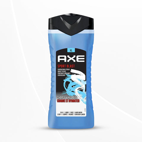 Axe Sports Blast 3 In 1 Body, Face & Hair Wash for Men, 400ml