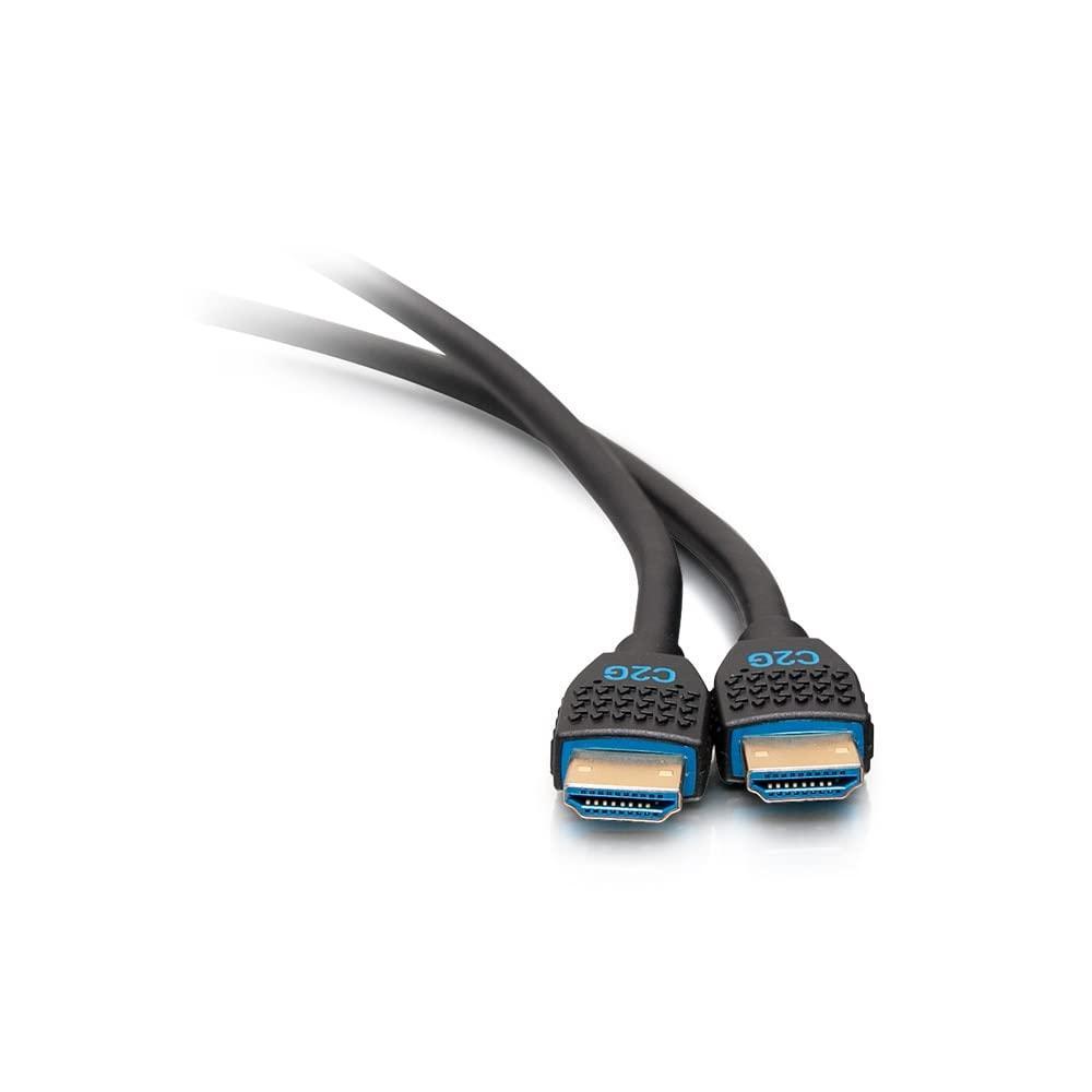 C2G HDMI Cable, 4K, High Speed HDMI Cable, Ethernet, 60Hz, 12 Feet (3.65 Meters), Black, Cables to Go 50185