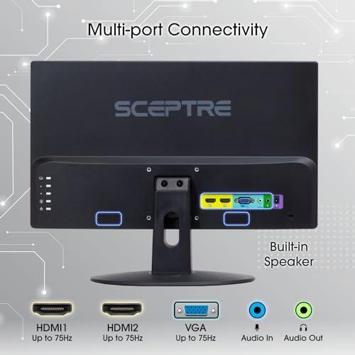 Sceptre New 20-inch Professional Monitor 1600 x 900 HDMI x2 Build-in Speakers 2025