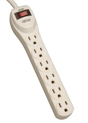 Tripp Lite 6 Outlet Home & Office Waber Power Strip, 4ft Cord with 5-15P Plug (PS6)
