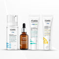 Rivela Dermascience Skin Routine | Cleanser (100ml), Serum (10ml), Gel (50ml) & Sunscreen (50ml)