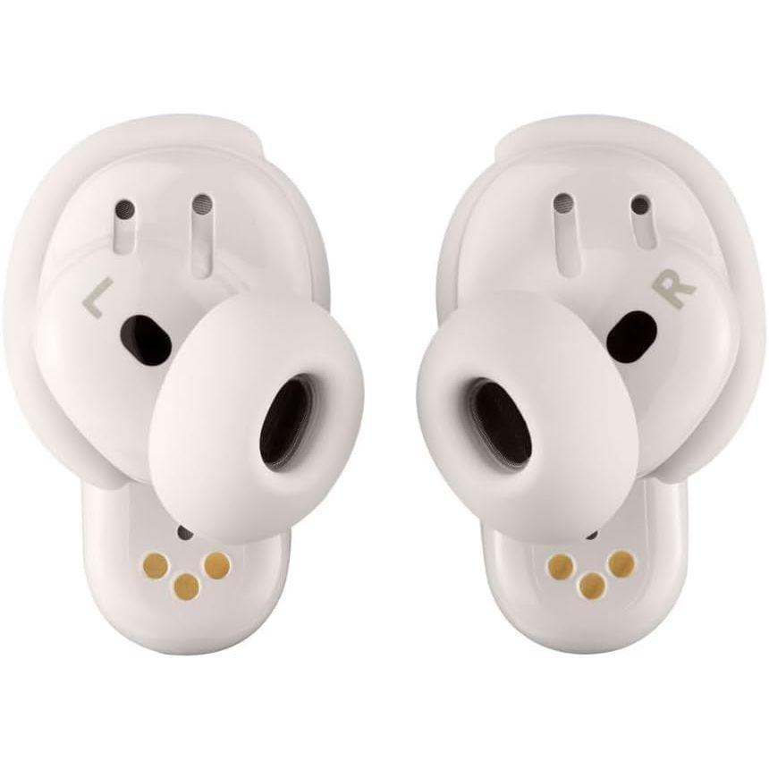 Bose QuietComfort Ultra Bluetooth Earbuds, Wireless Earbuds with Spatial Audio and World-Class Active Noise Cancellation, Deep Bass, Up to 6 Hours of Playtime, White Smoke
