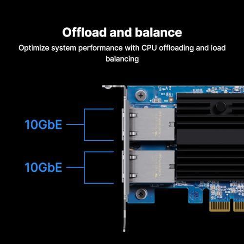 Synology 2-Port 10GbE RJ-45 PCIe Network Adapter E10G30-T2