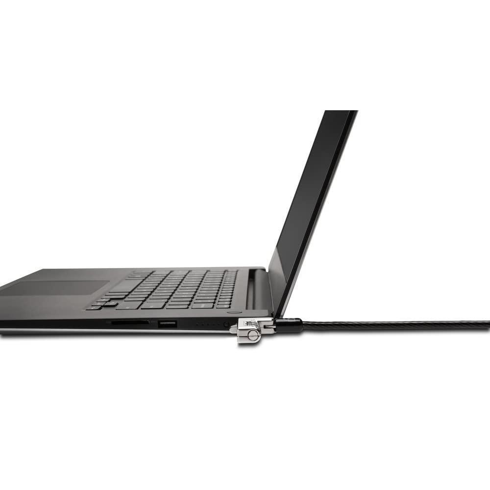 Kensington Slim Combination Laptop Lock for Ultra-thin Laptops, Security Computer Lock Cable, T-Bar Standard Slot for HP Lenovo Asus Acer, Resettable 4-wheel Number Code with 6 Foot Cable, K60600WW