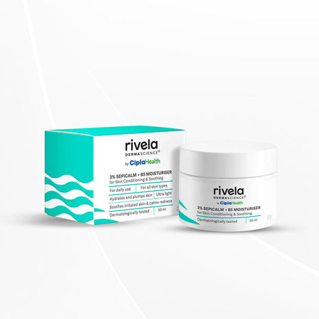 Rivela Dermascience By Cipla B5 Moisturizer Cream With Skin Conditioning & Soothing Formula|50Ml