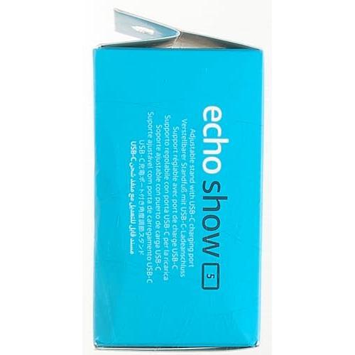 Echo Show 5 (3rd Gen) Adjustable Stand with USB-C Charging Port | Cloud Blue