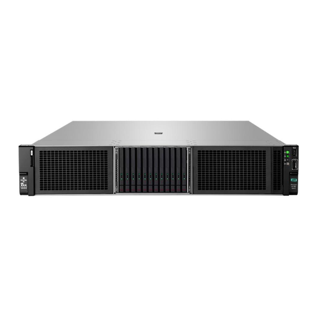 HPE ProLiant DL380 Gen11 2U Rack Server Bundle with Dual Xeon 4410y 12-Core 2GHz, 1TB DDR5 Memory, 15.36TB Enterprise SAS 12Gb/s SSD Storage, RAID, Dual Power, iLO and Rail Kit