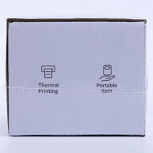 Phomemo M110 Label Makers - Barcode Label Printer Bluetooth Label Maker Portable Thermal Printer for Small Business, Address, Barcode, Logo, Clothing, Mailing, Sticker Printers for Phones & PC, Black
