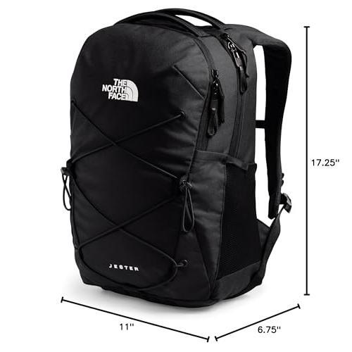 THE NORTH FACE Women's Jester Everyday Laptop Backpack | Commuter Travel Bag with Laptop Sleeve, Water-Repellent Finish, Spacious Compartment, TNF Black-NPF, One Size