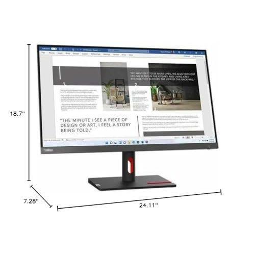 Lenovo ThinkVision S27i-30 27 Full HD LED Monitor - 16:9 - Storm Gray