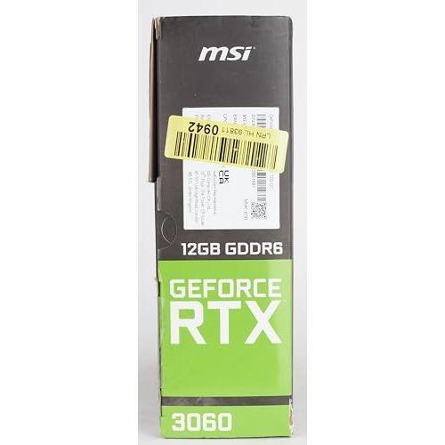 MSI Gaming GeForce RTX 3060 12GB 15 Gbps GDRR6 192-Bit HDMI/DP PCIe 4 Torx Twin Fan Ampere OC Graphics Card