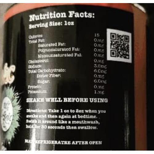 13oz Organic All in One Master Tonic juice with cinnamon, cloves, Natural apple cider vinegar, lemon, ginger, turmeric, cayenne pepper, honey, water