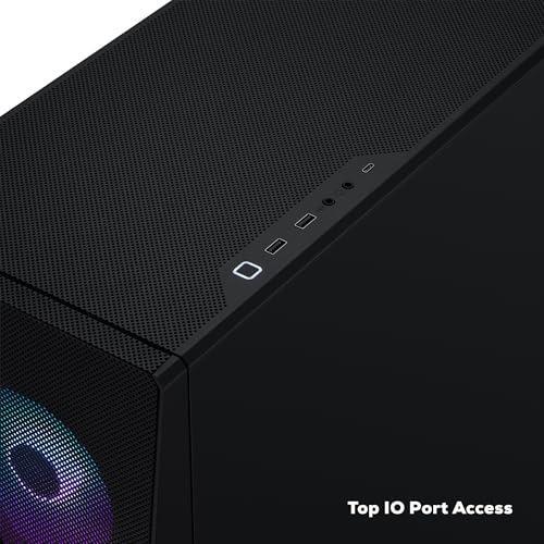 iBUYPOWER Slate MESH Gaming PC Desktop Computer (AMD Ryzen 7 9700X CPU, AMD Radeon RX 7800XT 16GB GPU, 32GB DDR5 Non-RGB 5200MHz RAM (16x2), 1TB NVMe SSD, WiFi Ready, Windows 11 Home) - SMA7R78XT02