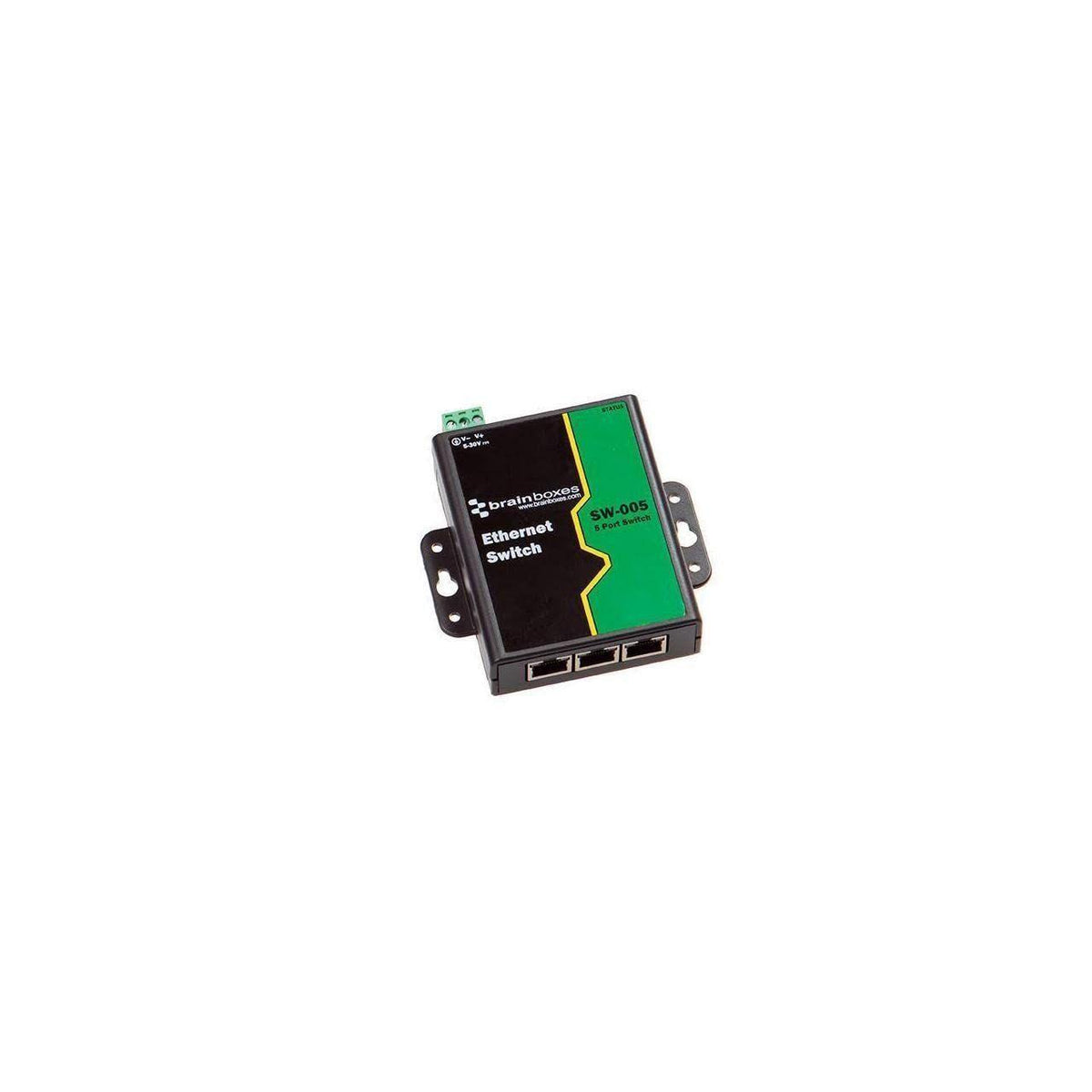 Brainboxes Switch - 5 Ports - DIN Rail mountable (SW-005)