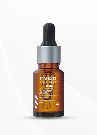 Rivela Dermascience By Cipla 10% Niacinamide Face Serum For Acne Marks, Scars, 10ml