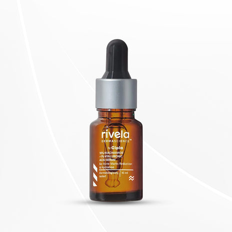 Rivela Dermascience By Cipla 10% Niacinamide Face Serum For Acne Marks, Scars, 10ml