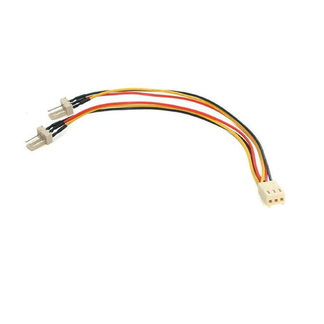 StarTech.com 6in TX3 Fan Power Splitter Cable - Fan Power Splitter - 3 pin Internal Power (F) to 3 pin Internal Power (M) - 5.9 in - TX3SPLITTER