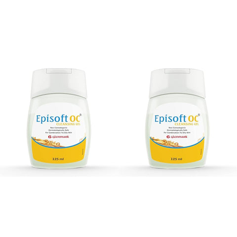 Episoft Oc Gel For Acne-Prone and Oily Skin, 125 ml (Pack of 2)