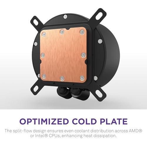 NZXT Kraken Elite 280 RGB 2024 - AIO CPU Liquid Cooler - 280mm Radiator - F280 RGB Core Fan - Customizable 2.72" IPS LCD - NZXT Turbine Pump - AMD® AM5, AM4 - Intel® LGA 1851/1700, 1200/115X - Black