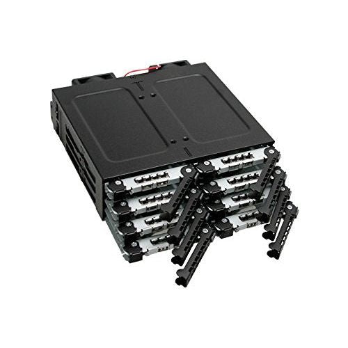 ICY DOCK ToughArmor MB998SP-B Drive Enclosure Internal, Matte Black