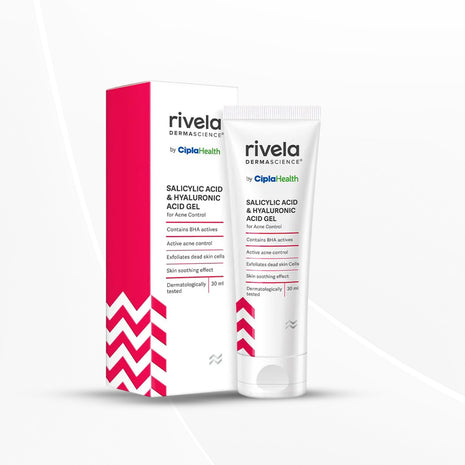 Rivela Dermascience Anti-Acne Gel By Cipla | For Active Acne and Oil Control | 30 ml