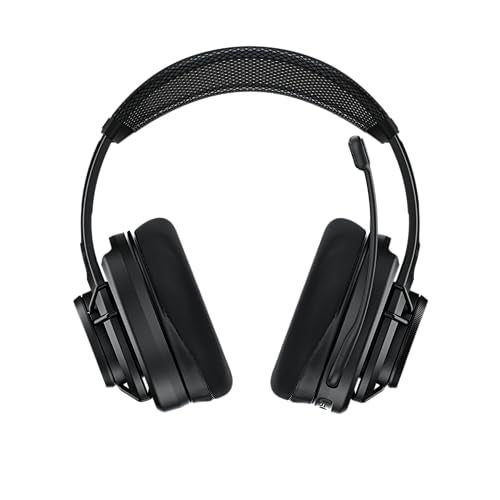 Turtle Beach Atlas Air Wireless Open Back PC Gaming Headset - PC, PS5, PS4, Mobile - 24-bit High-Fidelity Audio, Broadcast Grade Mic, Bluetooth, Floating Earcup, Memory Foam Cushions, 50-Hr Battery