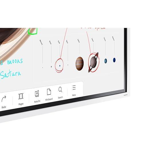 SAMSUNG Pro 65” 4K WMB Interactive Display, SmartView+, Built-in Speakers, Wi-Fi and Bluetooth Embedded, Durable Screen, Universal Pairing, LH65WMBWBGCXZA