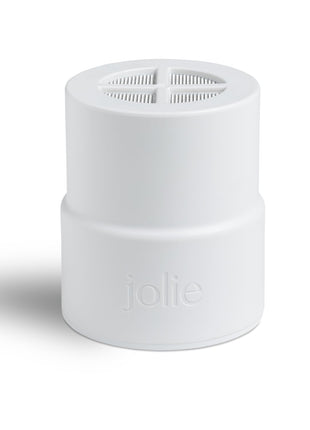 Jolie Replacement Shower Filter for Filtered Showerhead, Hair & Skin | Clinically Tested to Reduce Hair Shedding, Protect Colored Hair, Soothe Dry Skin and Dandruff; Skincare Accessory