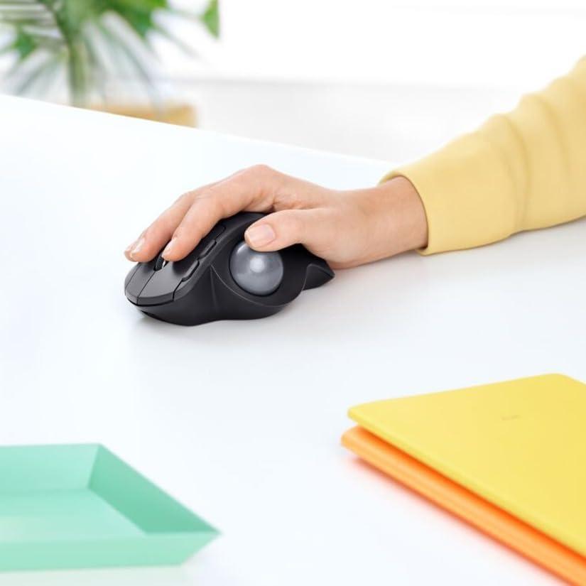 Logitech MX Ergo Plus Advanced Wireless Trackball for PC and MAC with Extra 10° Wedge