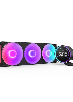 NZXT Kraken Elite 360 RGB 2024 - AIO CPU Liquid Cooler - 360mm Radiator - F360 RGB Core Fan - Customizable 2.72 inch IPS LCD - NZXT Turbine Pump - AMD® AM5, AM4 - Intel® LGA 1851/1700, 1200/115X - Black