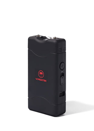 VIPERTEK VTS-880 Mini Stun Gun for Self Defense Rechargeable with LED Flashlight