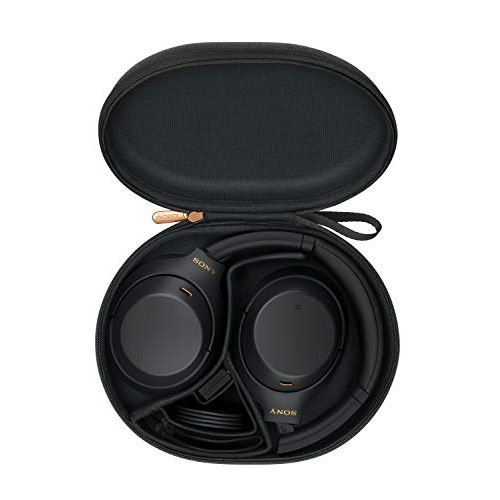 Sony WH-1000XM4 Wireless Premium Noise Canceling Overhead Headphones with Mic for Phone-Call and Alexa Voice Control, Black WH1000XM4