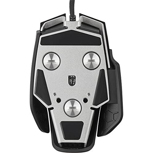 Corsair M65 RGB Ultra Tunable FPS Gaming Mouse Marksman 26,000 DPI Optical Sensor, Optical Switches, AXON Hyper-Processing Technology, Sensor Fusion Control, Tunable Weight System - Black