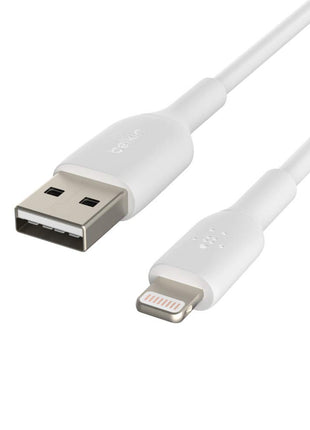 Belkin CAA001bt0MWH BOOST UP CHARGE Lightning to USB-A Cable, 6 Inches