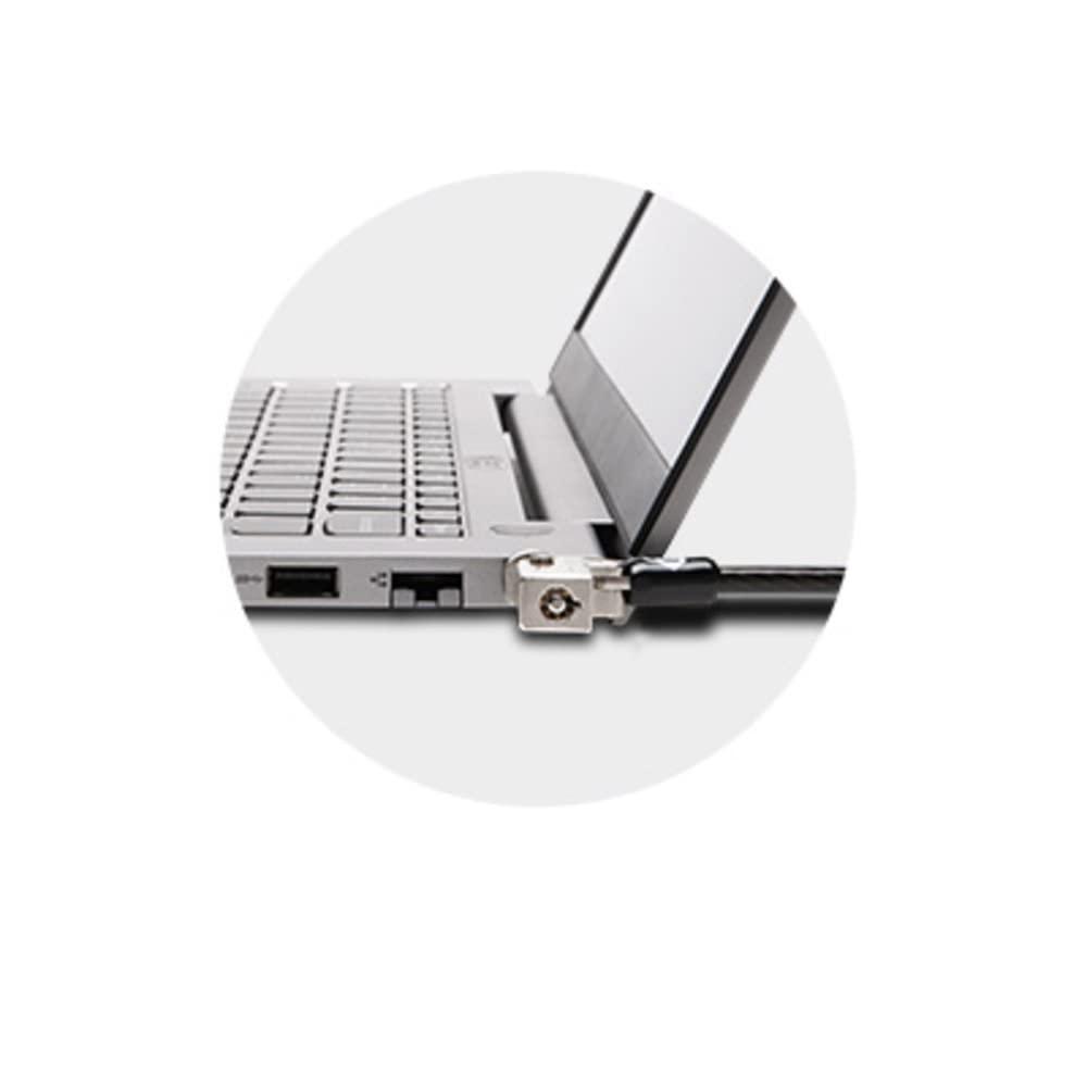 Kensington K65021WW Slim Nano Lock Head Design Wont Interfere With I/o Ports Or Raise The Device Off