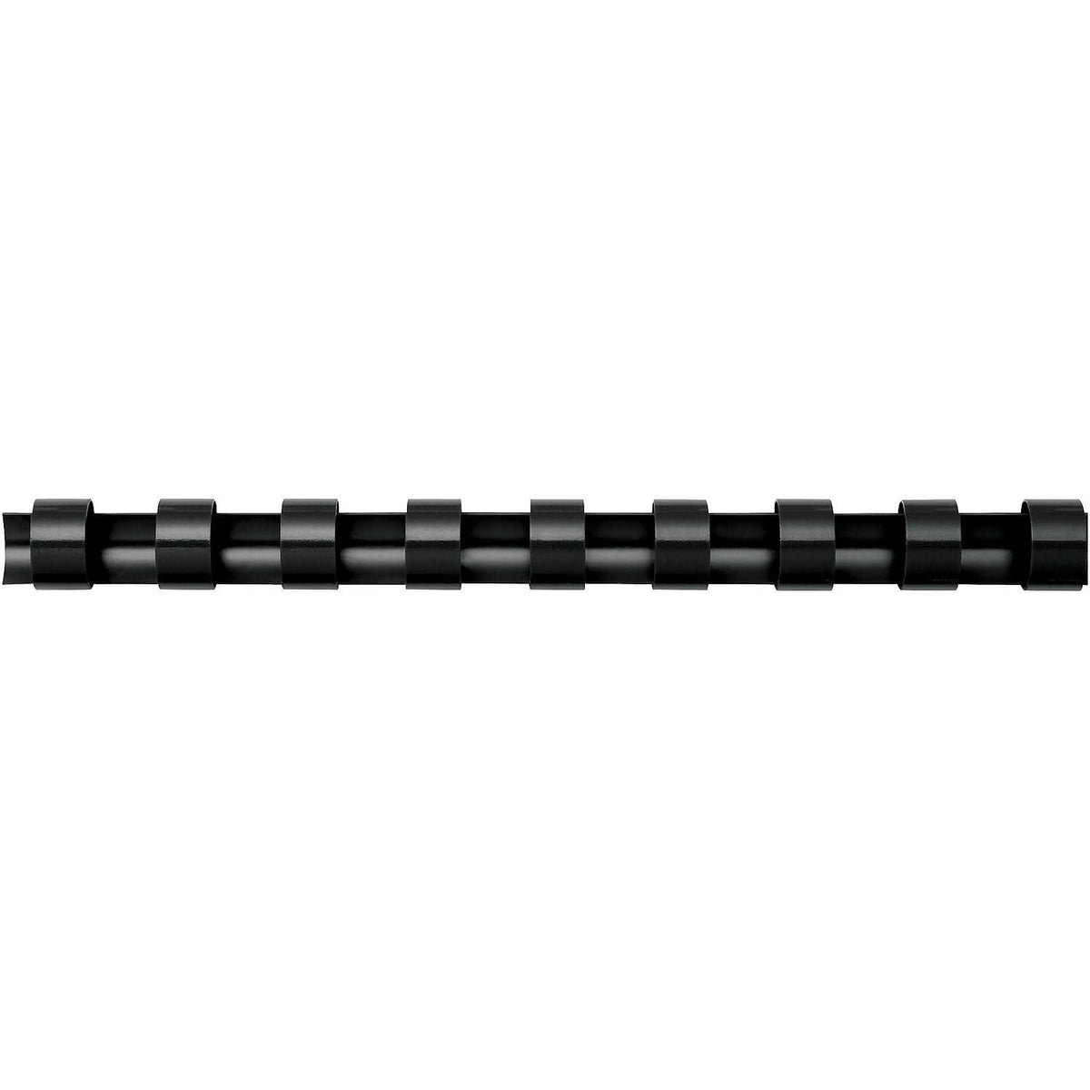 Fellowes 52326 Plastic Binding Combs - Round Back, 1/2 Inches, 90 Sheets, Black, 100 Pack
