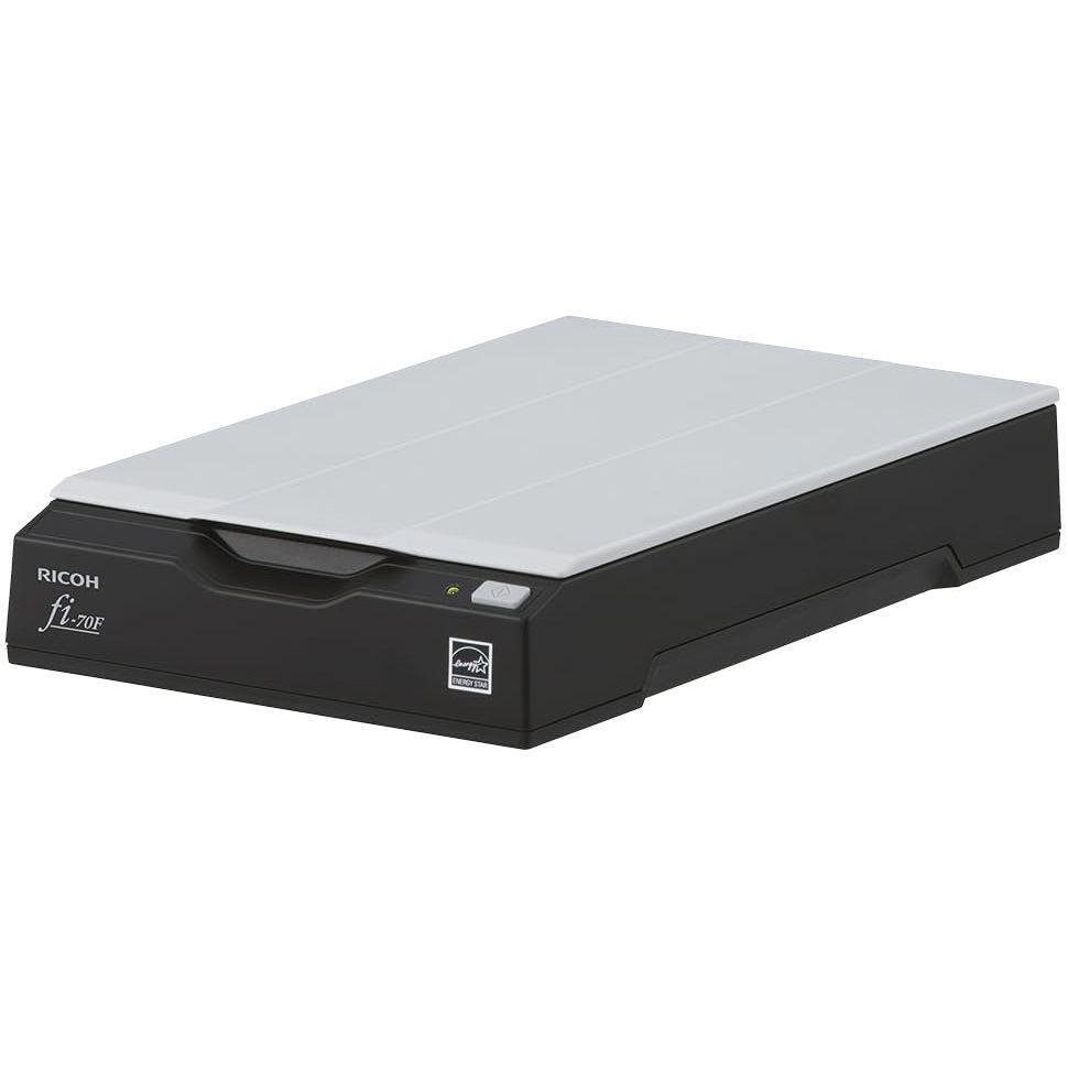 RICOH fi-70F Small Footprint Flatbed A6 Document Scanner for IDs, Passports, Small Cards
