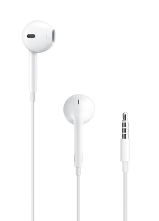 Apple EarPods Headphones with 3.5mm Plug, Wired Ear Buds with Built-in Remote to Control Music, Phone Calls, and Volume
