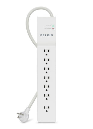 Belkin 7-Outlet Commercial Power Strip Surge Protector with 6ft Power Cord, 2160 Joules