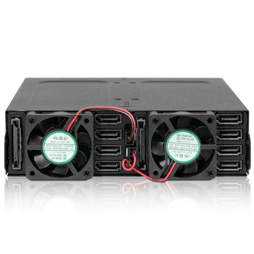 Icy Dock ToughArmor MB998SP-B 8 x 2.5" SATA 7 mm Gbps HDD/SSD Mobile Rack/Cage in 1 x 5.25" Bay [parallel import goods]
