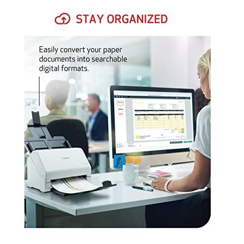 Canon imageFORMULA R30 - Office Document Scanner, Auto Document Feeder, Duplex Scanning, Plug-and-Scan Capability, No Software Installation Required