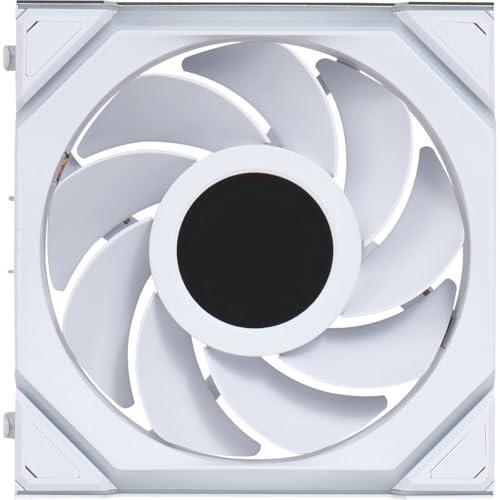 Lian Li UNI Fan SL LCD Wireless (Reverse Blade) 120mm ARGB Fan - Single Pack - 1.6" LCD - 2.4 GHz Wireless Signal for RGB & Fan Control - Controller NOT Included & Required - White(12RSLLCD1W1W)